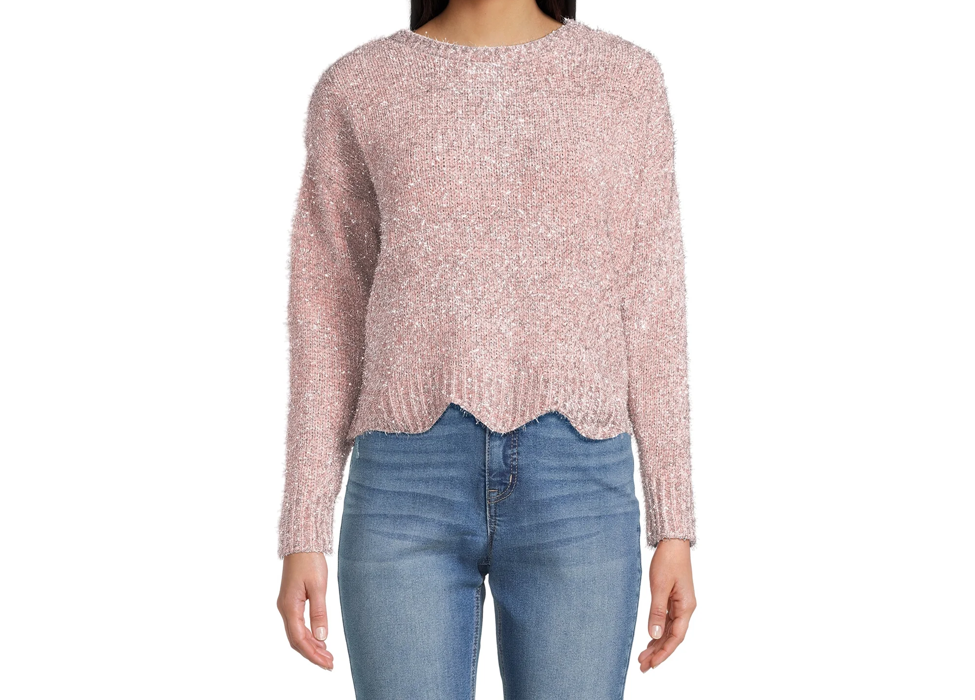 Women's Juniors Sparkle Midweight Sweater