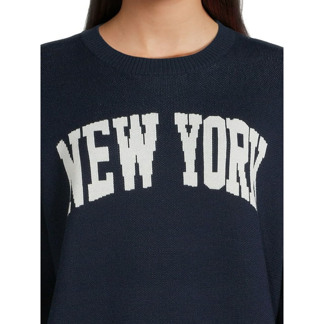 Women's Juniors Graphic Sweater