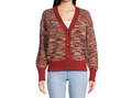 Women's V-Neck Cardigan Sweater with Long Sleeve