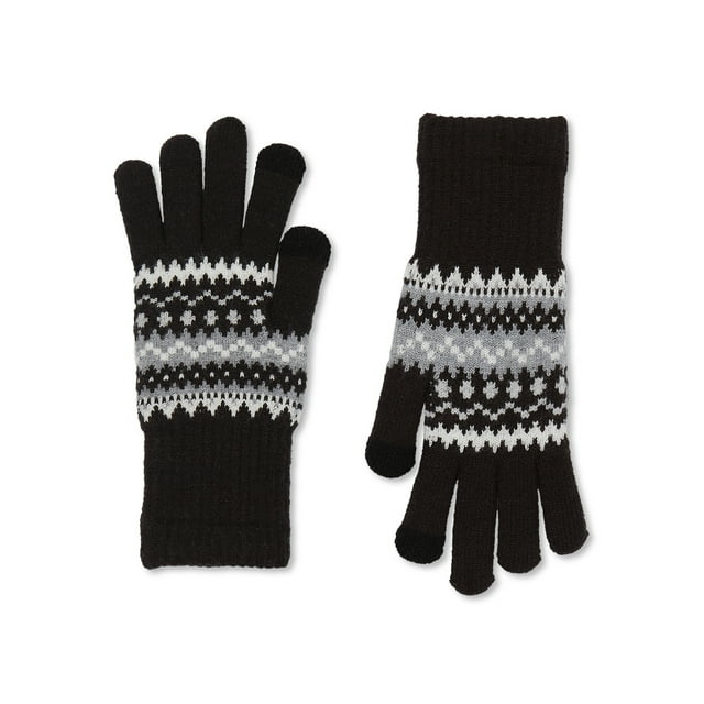 Women's Fair Isle Knit Gloves