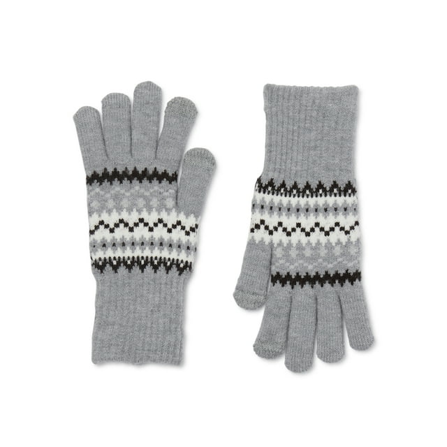 Women's Fair Isle Knit Gloves