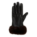 Women's Gloves with Faux Fur Cuff