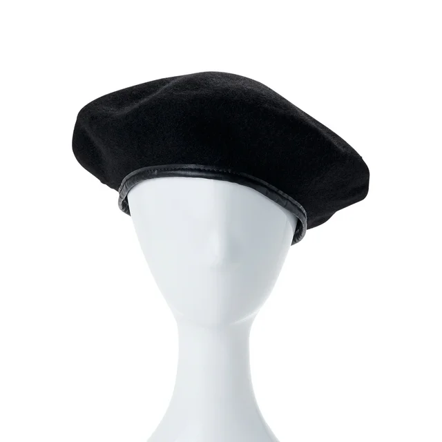 Women’s Leather Trim Beret