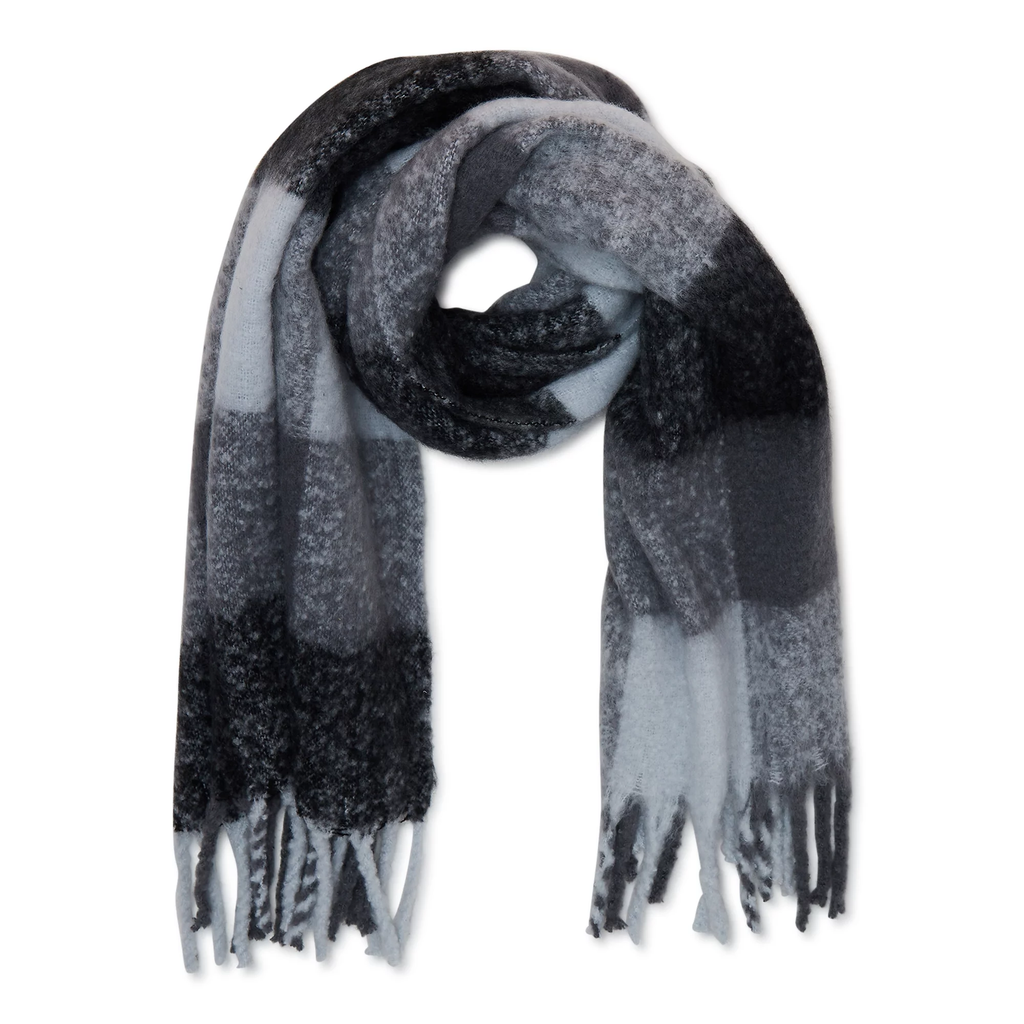 Women’s Brushed Plaid Scarf