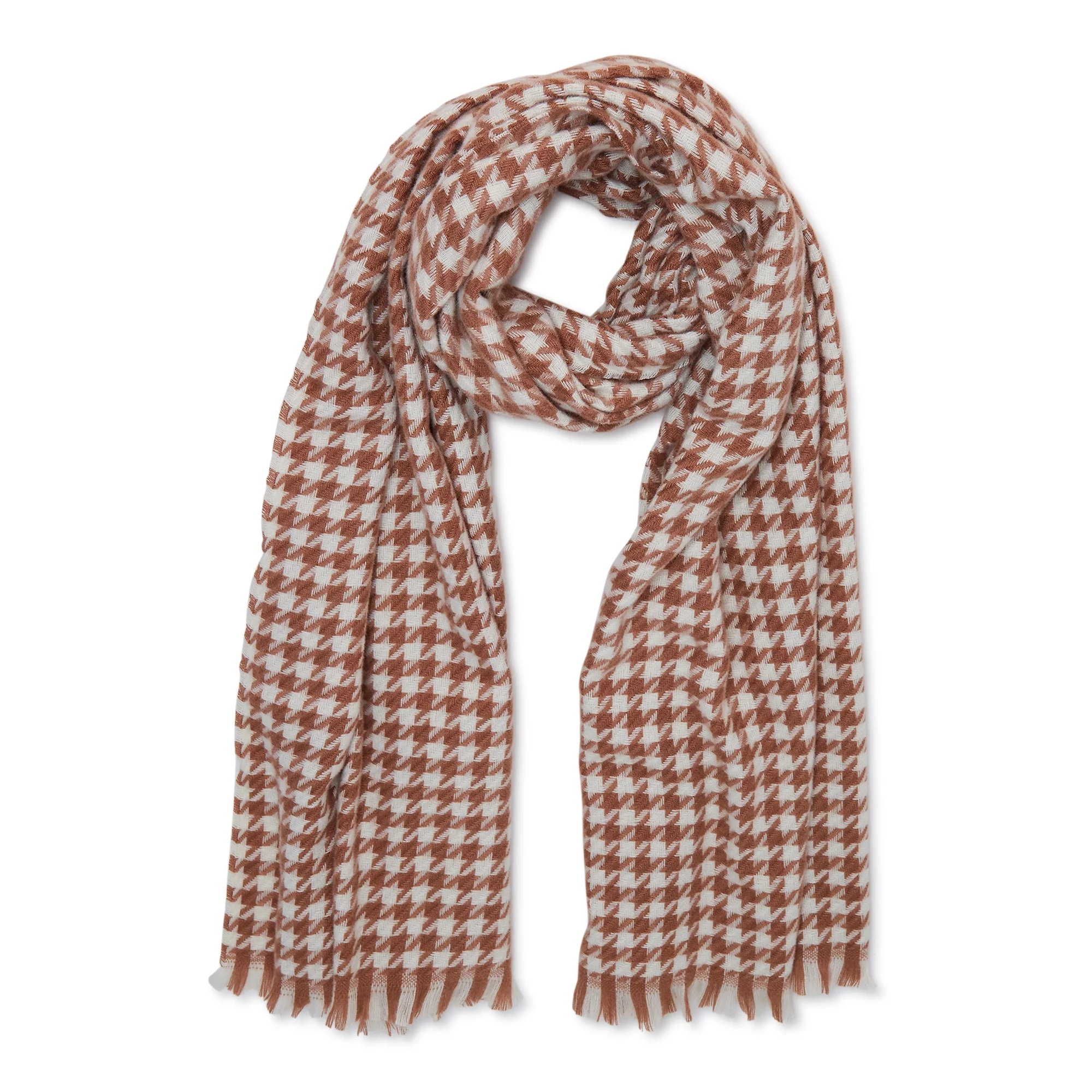 Women’s Houndstooth Blanket Scarf ZB077