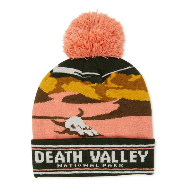 Women's National Parks Beanie Hat with Pom Pom