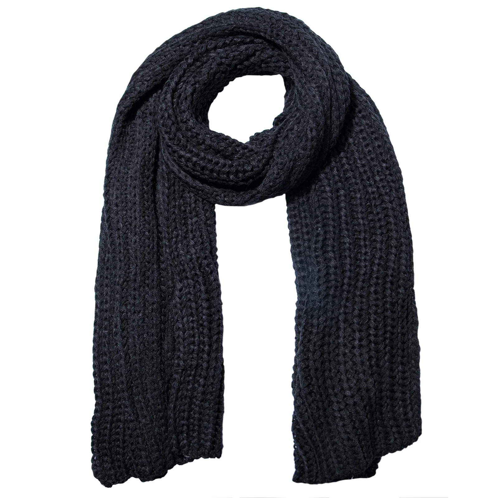 Women Thick Soft Knit Scarves and Shawl