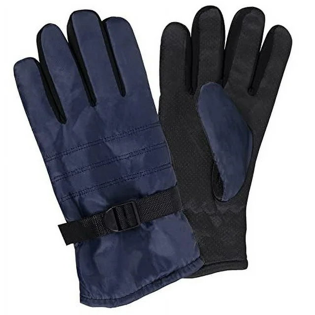1 Pair of Adult One Size Insulated Waterproof Windproof Cold Winter Weather Gloves for Snow