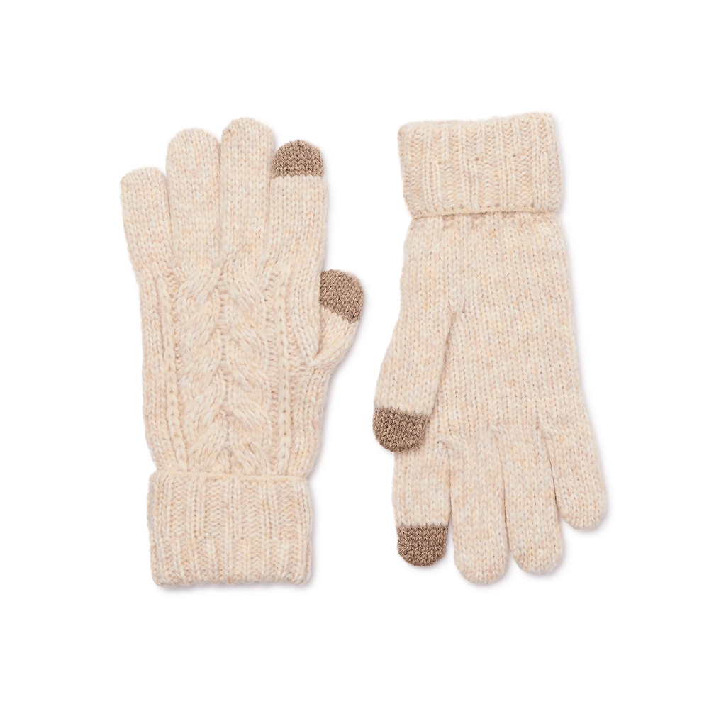 Women's Cable Knit Gloves
