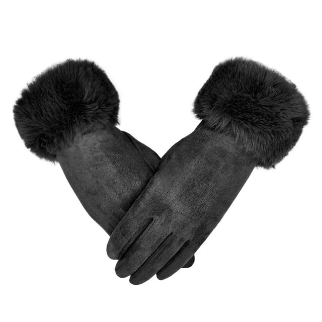 Women winter Gloves Touchscreen Warm Plain Gloves