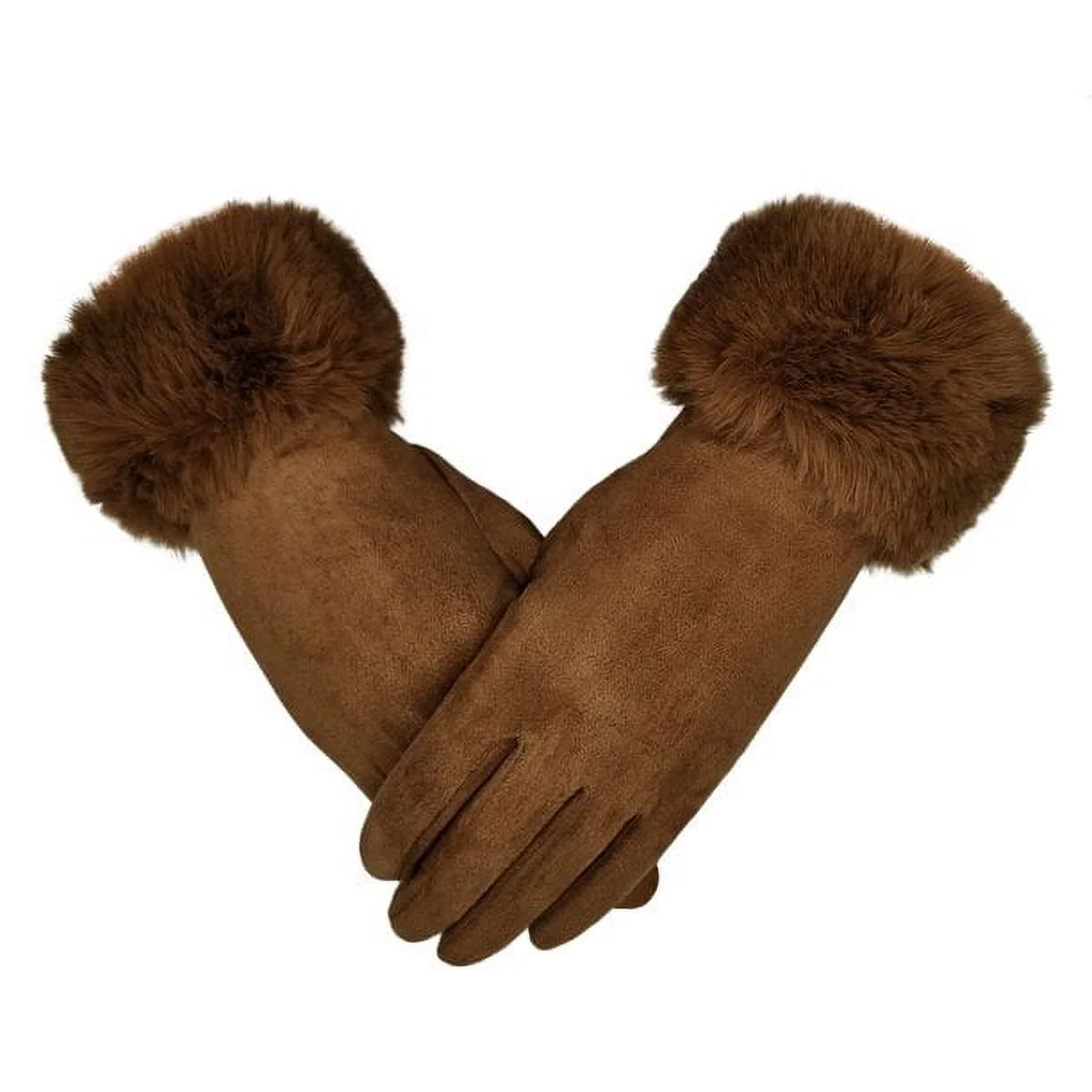Women winter Gloves Touchscreen Warm Plain Gloves