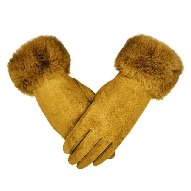 Women winter Gloves Touchscreen Warm Plain Gloves