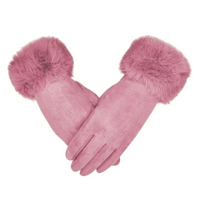 Women winter Gloves Touchscreen Warm Plain Gloves