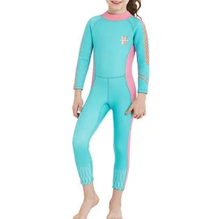 Kids Girls Warm Comfortable One Piece Swimwear