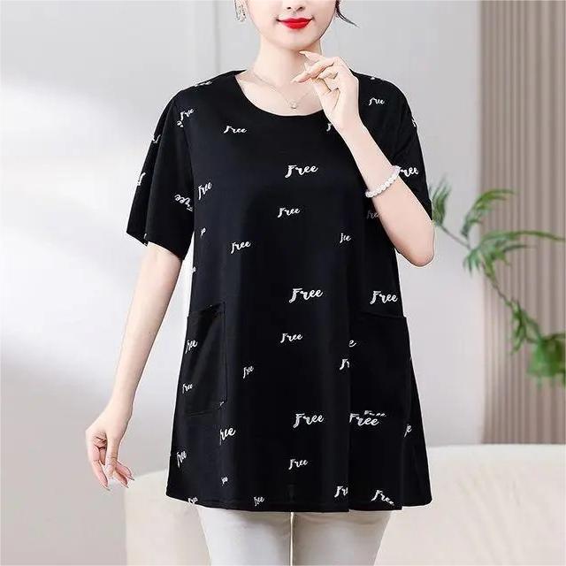 Summer Short-Sleeved T-Shirt for Middle-