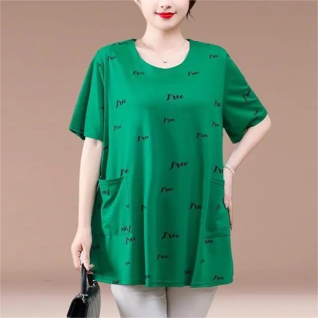 Summer Short-Sleeved T-Shirt for Middle-