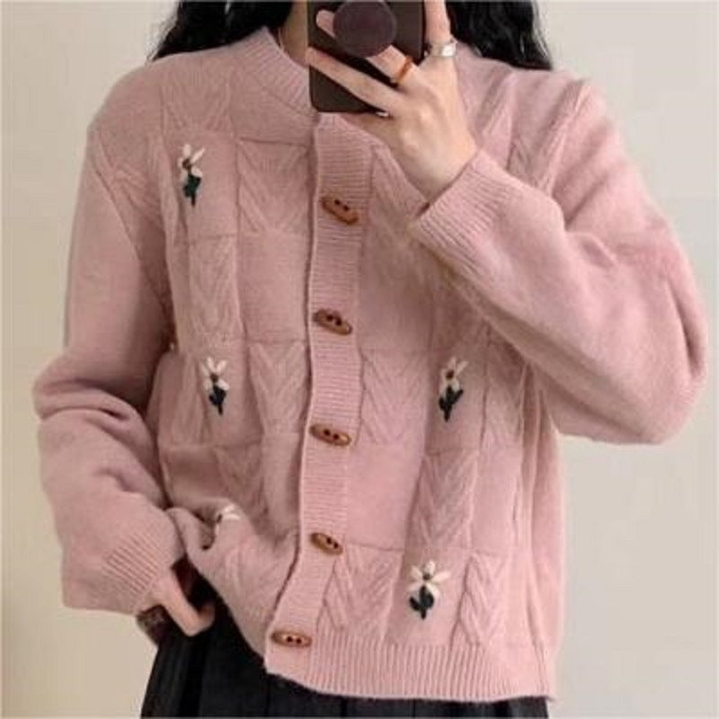 Women's Cardigan Pullover Sweater (100)