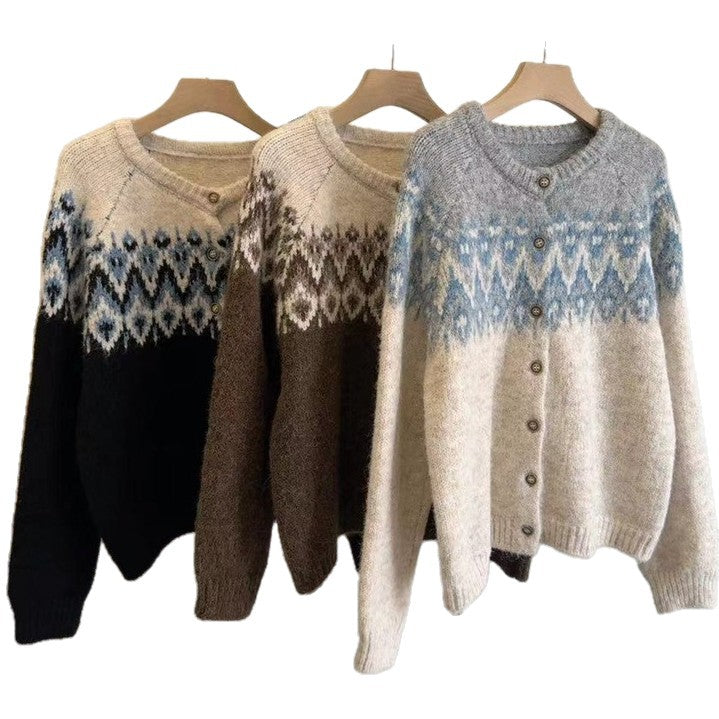 Women's Cardigan Pullover Sweater (116)