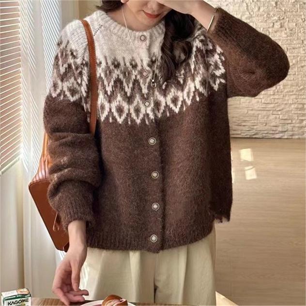Women's Cardigan Pullover Sweater (116)