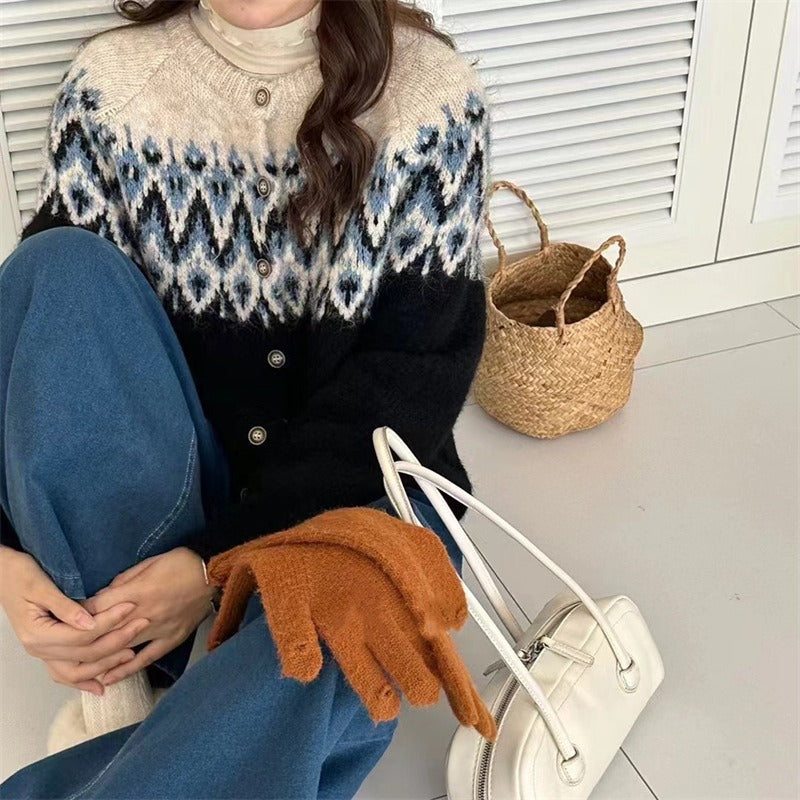 Women's Cardigan Pullover Sweater (116)