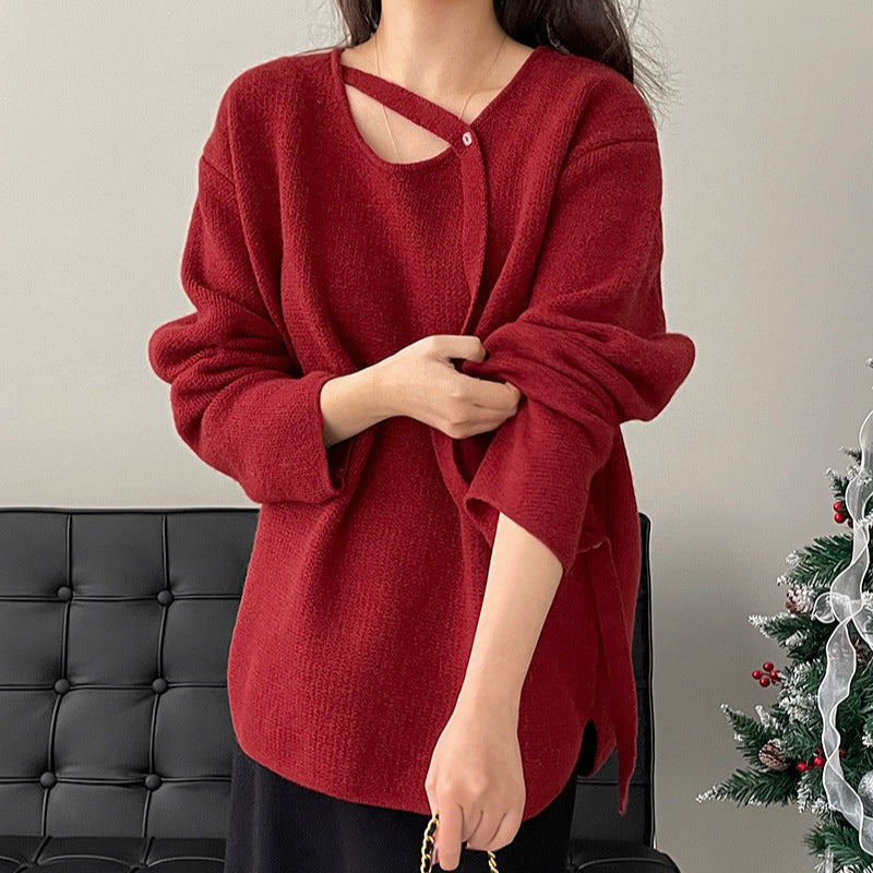 Women's Cardigan Pullover Sweater (117)