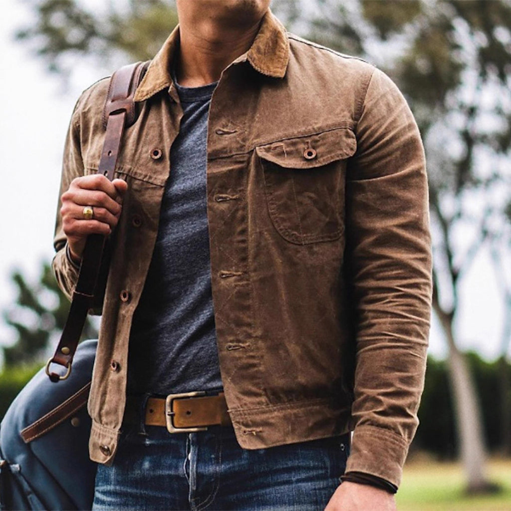 Men's Leather Jacket Winter Plush Thick Thickened Fashion Coat