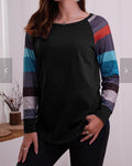 Women's European and American Printed Long Sleeve Casual T-Shirt