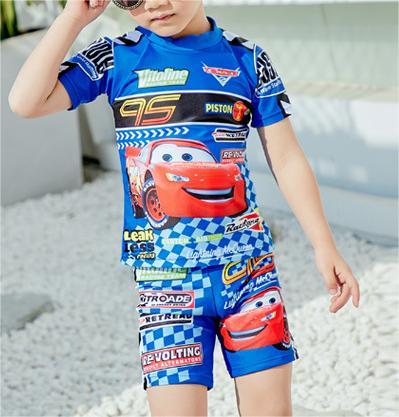 Boys’ Quick-Drying Split Professional Swimwear Suit
