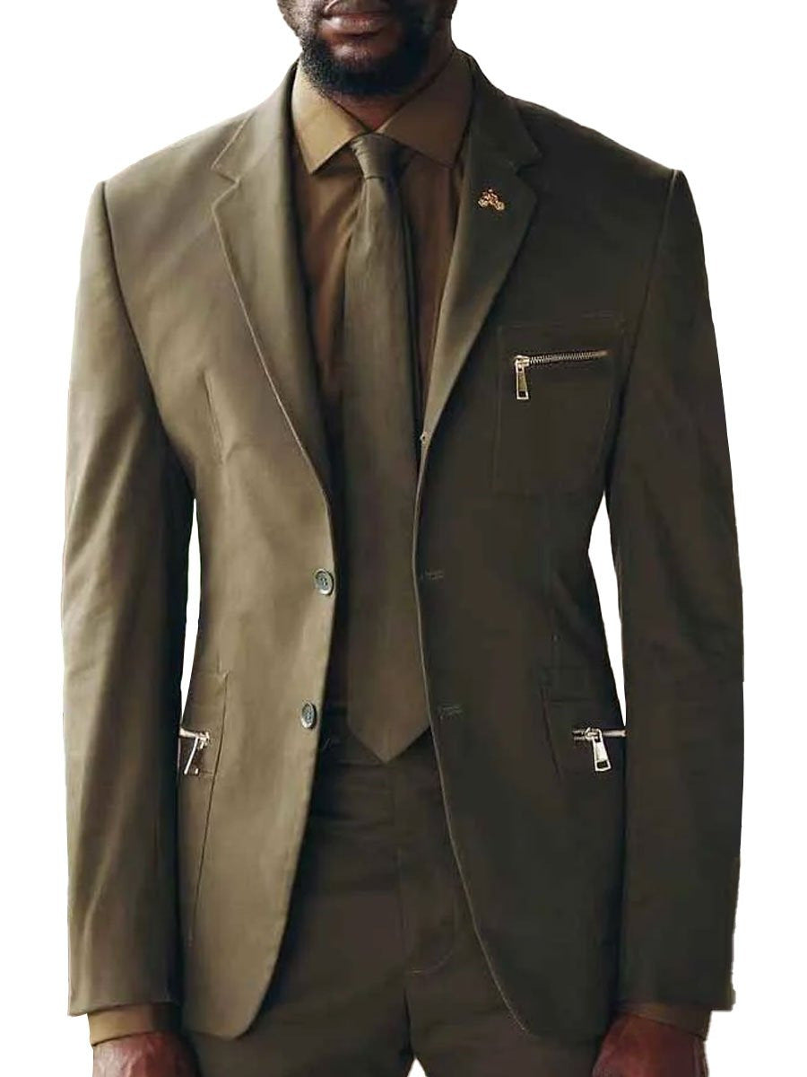 Men’s 3D Printed Casual Suit Jacket