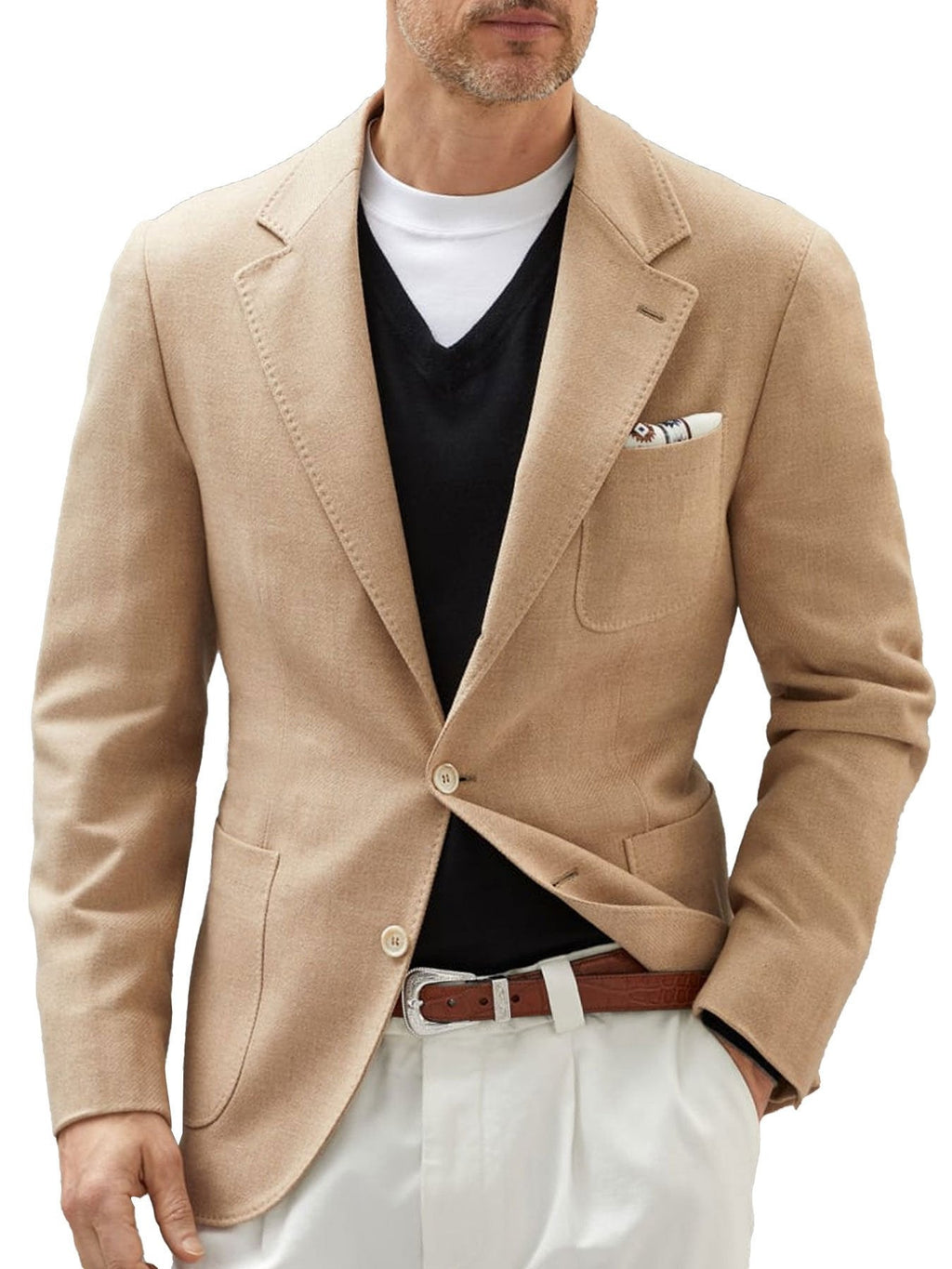 Men’s 3D Printed Casual Suit Jacket