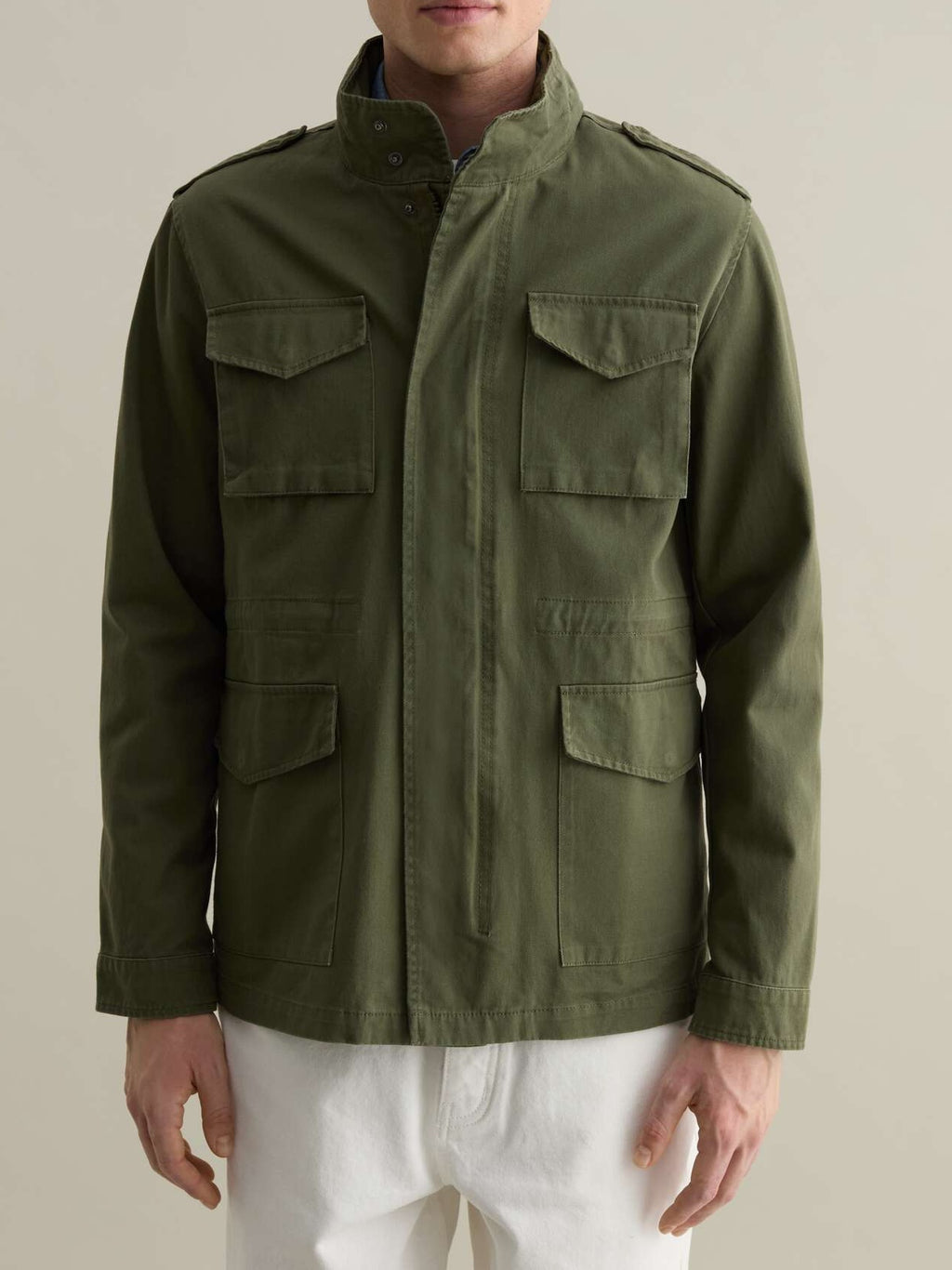 Men’s Retro Workwear Multi-Pocket Jacket