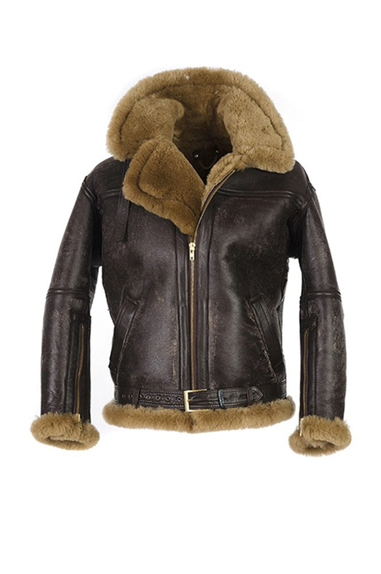 Men’s Street Style Fur Personality Coat