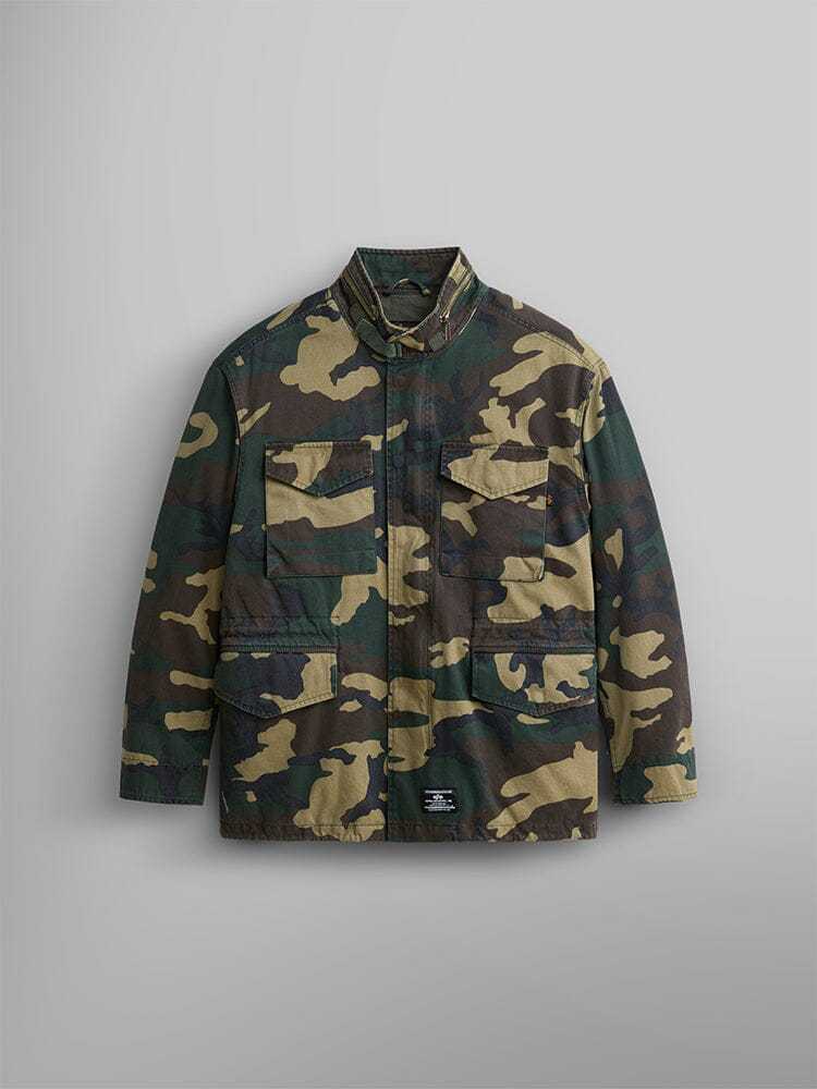 American Retro Field Army Green Camouflage Men's Jacket