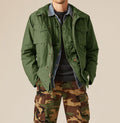 Cross-Border American Style Field Workwear Hooded Jacket with Multi Pockets