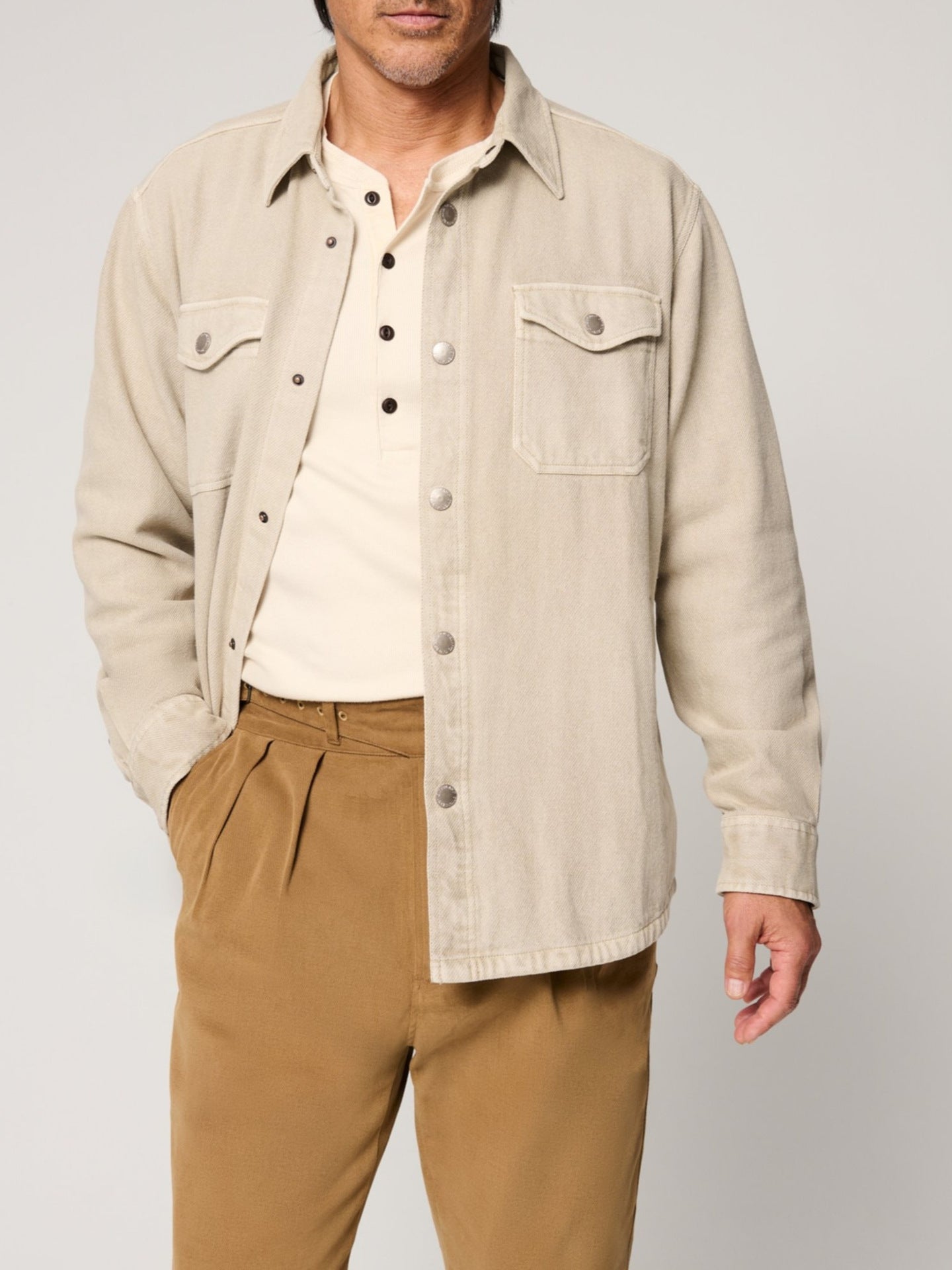 Men’s Casual Autumn Winter Shirt Jacket Coat