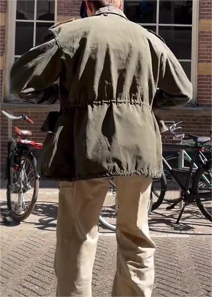 Men’s American Retro Green Tactical Work Jacket