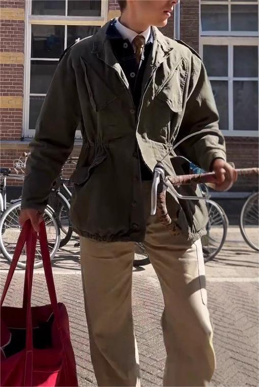 Men’s American Retro Green Tactical Work Jacket