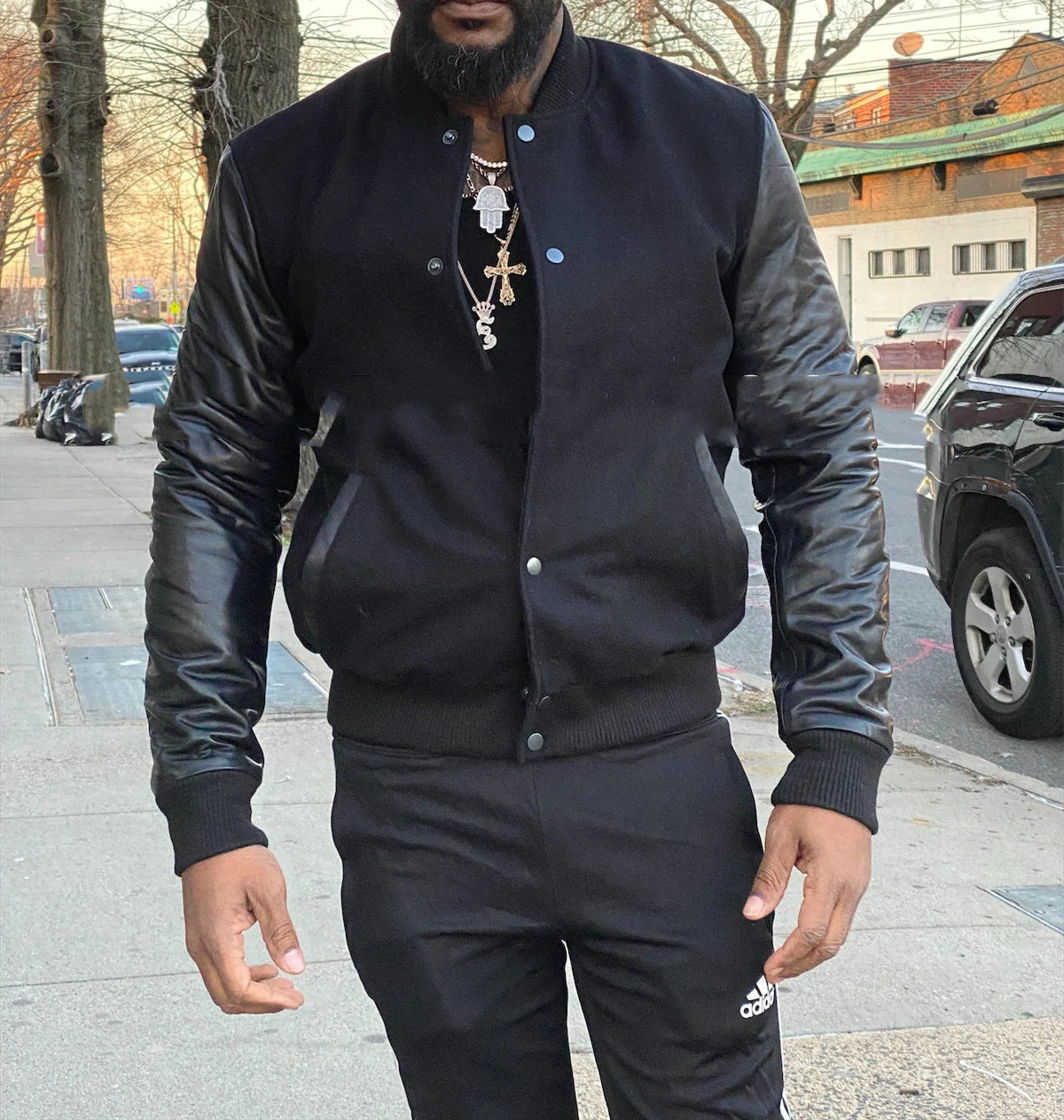 Men's Single-Breasted Pocket Casual Jacket