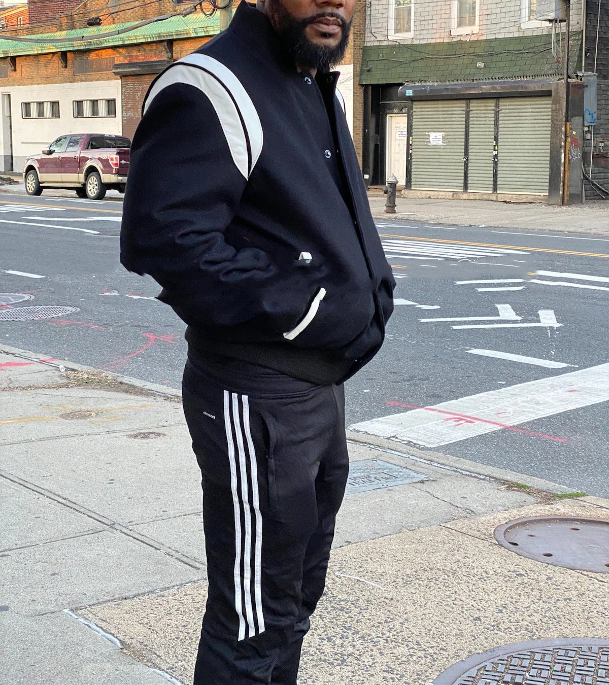 Men's Single-Breasted Casual Warm Jacket