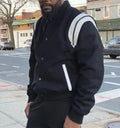 Men's Single-Breasted Casual Warm Jacket