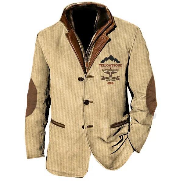 Retro Men Heavy Workwear Jacket