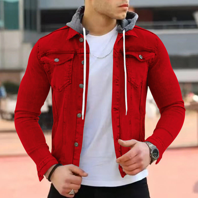 Men's Fashionable Casual Hooded Jacket