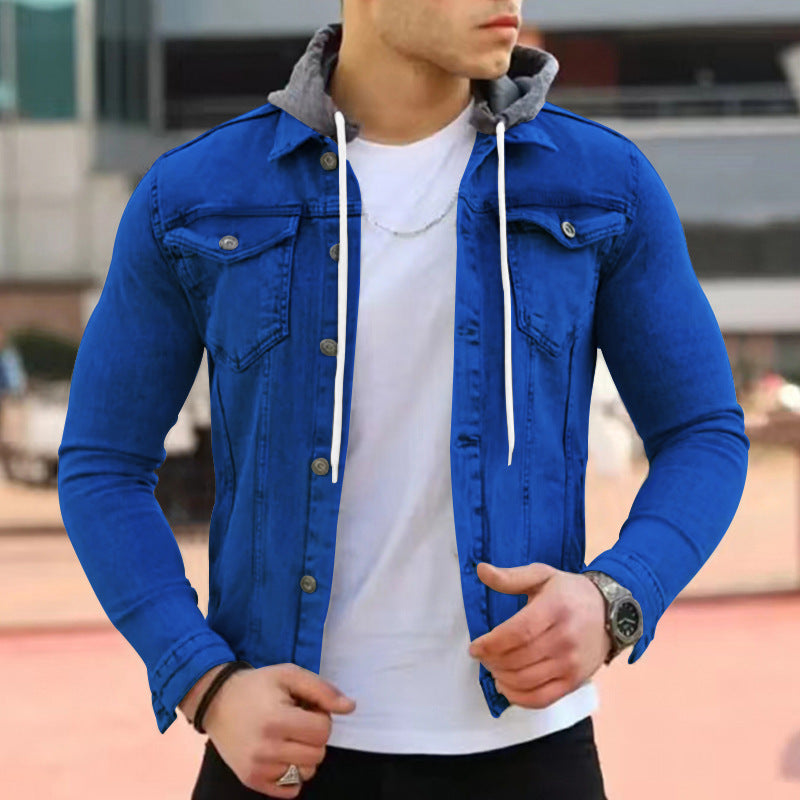 Men's Fashionable Casual Hooded Jacket