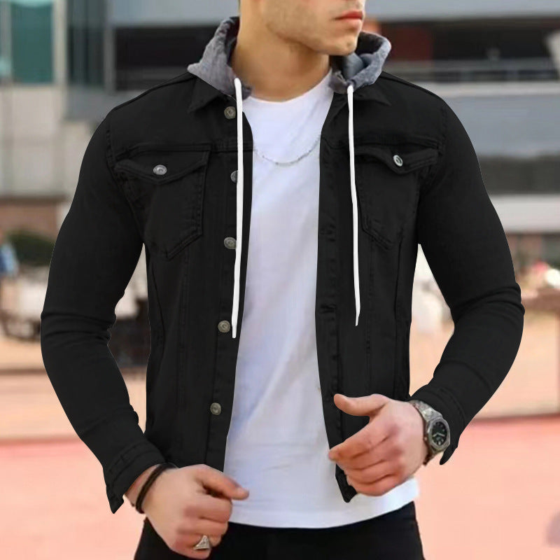 Men's Fashionable Casual Hooded Jacket