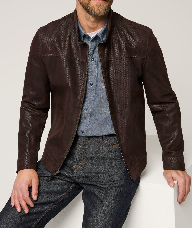 Men’s Reversible Suede Double-Sided Jacket
