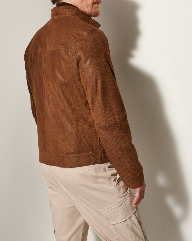 Men’s Reversible Suede Double-Sided Jacket