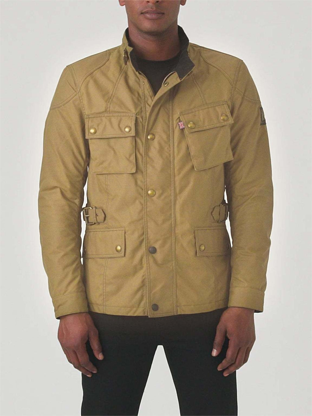 Men’s Multi-Pocket Hunting Style Leather Jacket