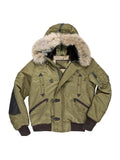 Men’s Thick Padded Hooded Pilot Baseball Jacket