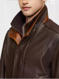 Men’s Avengers Leather Bomber Jacket