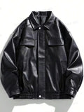 Men’s American Baseball Leather Aviator Jacket